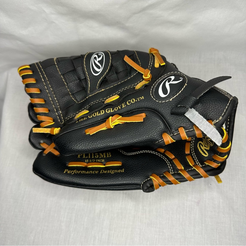 Rawlings Black and Gold Baseball Mitt